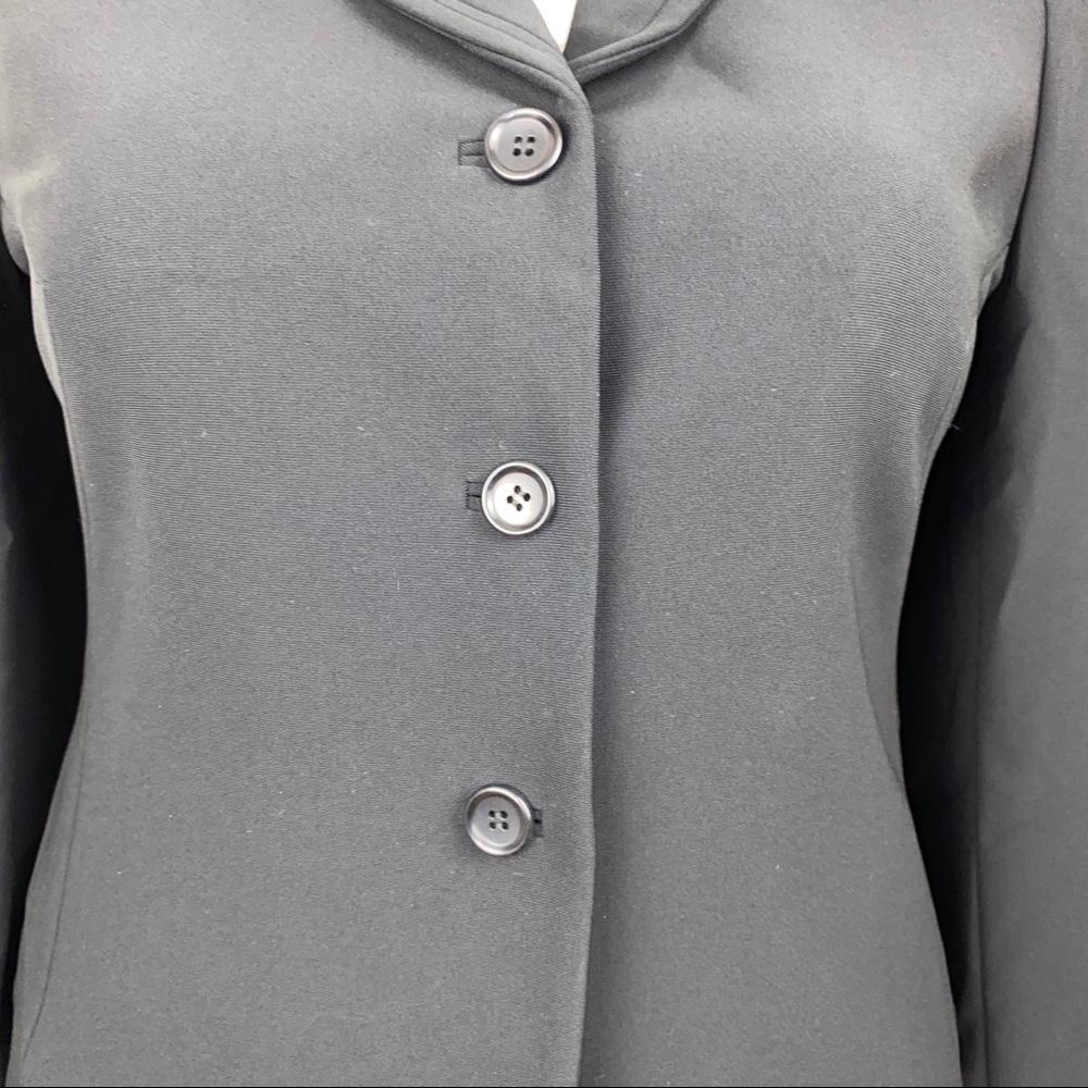Ann Taylor 3 Button Black Blazer - image 4
